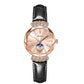 Cadeau du Nouvel An - Montre Étoile et Lune à La Mode en Diamant pour Femmes