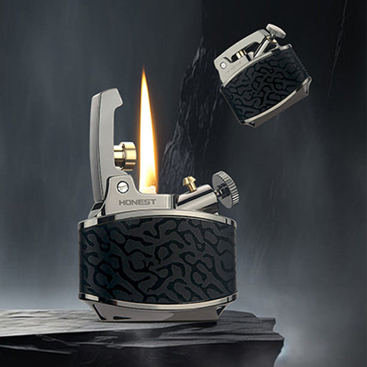 Briquet à Kérosène Rechargeable de Poche