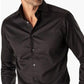 Chemise Professionnelle Extensible en Pure Soie Sans Repassage pour Hommes