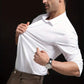 Chemise Professionnelle Extensible en Pure Soie Sans Repassage pour Hommes