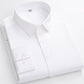 Chemise Professionnelle Extensible en Pure Soie Sans Repassage pour Hommes
