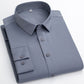 Chemise Professionnelle Extensible en Pure Soie Sans Repassage pour Hommes