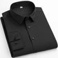 Chemise Professionnelle Extensible en Pure Soie Sans Repassage pour Hommes