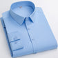 Chemise Professionnelle Extensible en Pure Soie Sans Repassage pour Hommes