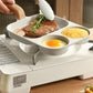 Batterie de cuisine antiadhésive 3 en 1 divisée