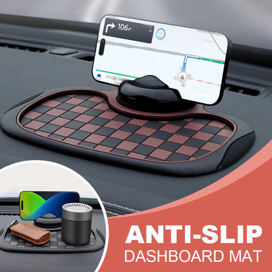 Support multifonctionnel pour téléphone de voiture, tapis antidérapant pour tableau de bord