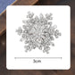 Broche de luxe à flocon de neige rotatif