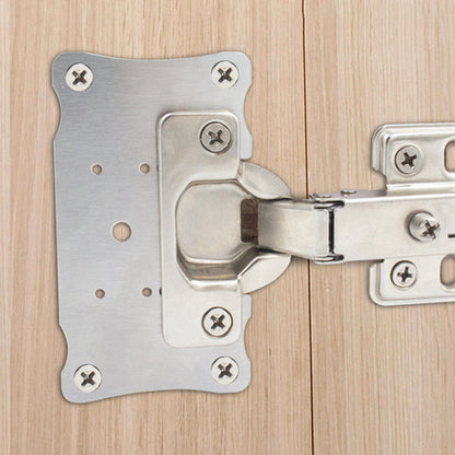 Plaque de Charnière en Acier Inoxydable pour Porte d'Armoire
