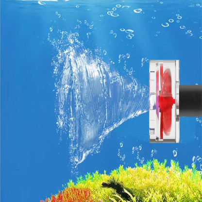 Kit de Ventilateur à 4 Lames Auto-Rotatif pour Sortie d'Aquarium