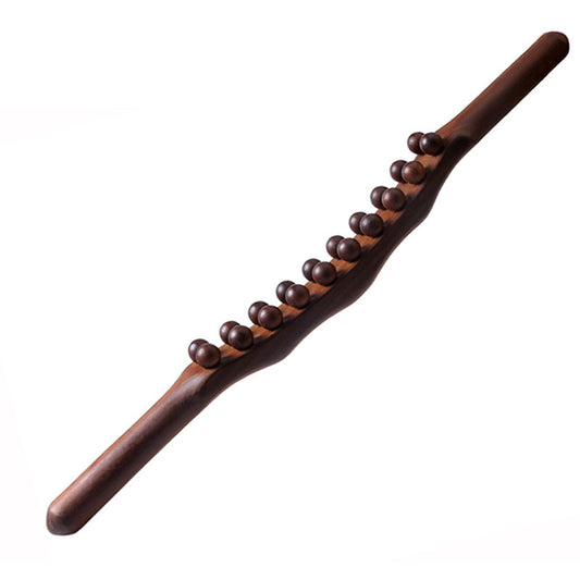 Bâton de massage lymphatique en bois