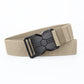 Ceinture Tactique, Élastique et Tissée avec Boucle pour Hommes
