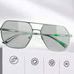 Lunettes de Soleil à Monture Irrégulière Avec Protection UV