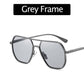 Lunettes de Soleil à Monture Irrégulière Avec Protection UV