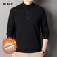 🔥Luxurious Half-Zip High-Neck Men's Sweater: Plush Lining Keeps You Warm & Stylish All Season Long!