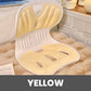 Coussin Ergonomique en Mousse à Mémoire de Forme pour Soutien du Dos et des Lombaires sur Chaise