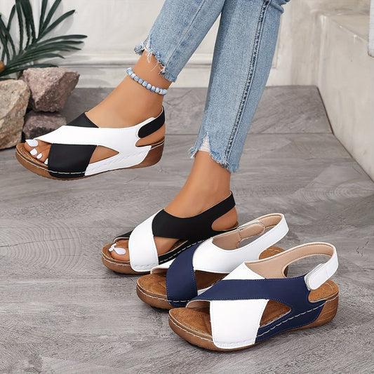 🔥Promotion du dernier jour 50% de réduction 🏖️Sandales orthopédiques à talons inclinés ultra confortables pour femme
