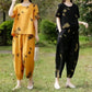 Ensemble femme - Top imprimé à manches courtes et pantalon court