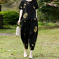 Ensemble femme - Top imprimé à manches courtes et pantalon court
