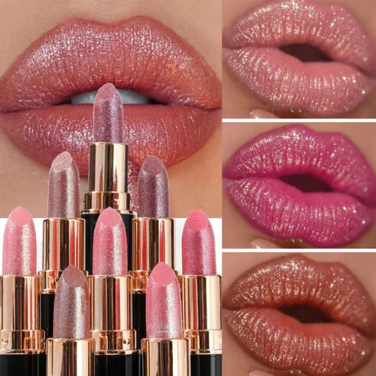 ⏳Réduction limitée de 50%💥Offre spéciale d'aujourd'hui - Achetez 1 et obtenez 1 gratuitement💋Rouge à lèvres pailleté waterproof et hydratant