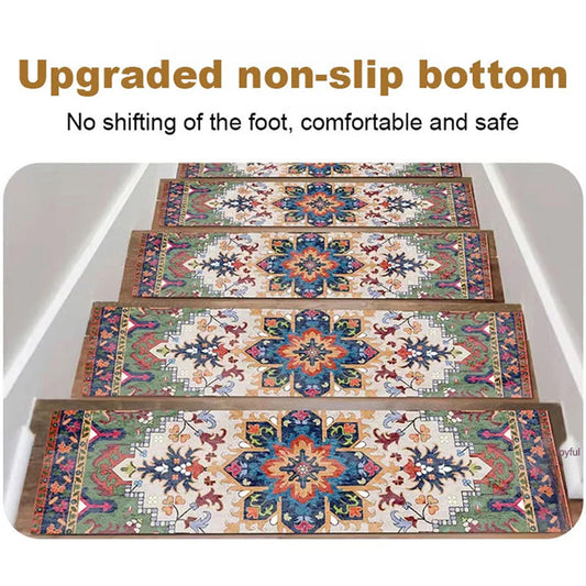 Tapis d'escalier auto-adhésifs antidérapants et silencieux