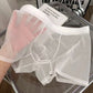 Caleçons en soie glacée transparente pour homme