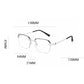 Lunettes à la mode HD à monture invisible 0°Anti-lumière bleue