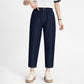 Pantalon harem en denim doux pour femme