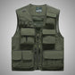 Men's Multi-Pocket Breathable Hiking Vest