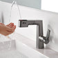 Robinet de lavabo extractible à 3 modes de débit d'eau avec affichage LED