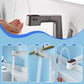 Robinet de lavabo extractible à 3 modes de débit d'eau avec affichage LED