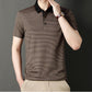 Chemise décontractée à rayures classiques pour homme