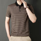 Chemise décontractée à rayures classiques pour homme