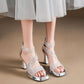 💗Offre limitée à moitié prix💗 Sandales à talons élégantes et scintillantes（Le plus vous achetez, le plus la réduction est importante）