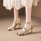 💗Offre limitée à moitié prix💗 Sandales à talons élégantes et scintillantes（Le plus vous achetez, le plus la réduction est importante）