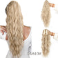 ⏳Réduction limitée de 50% ! 🎁 Extension queue de cheval bouclée 18" – Fibres haute température, double fixation (clip + cordon), volume naturel & confort toute la journée ! 💇‍♀️✨
