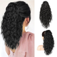 ⏳Réduction limitée de 50% ! 🎁 Extension queue de cheval bouclée 18" – Fibres haute température, double fixation (clip + cordon), volume naturel & confort toute la journée ! 💇‍♀️✨