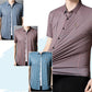 Chemise décontractée à manches courtes en tissu écossais pour hommes