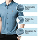 Chemise décontractée à manches courtes en tissu écossais pour hommes