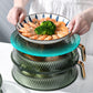 Couvercles transparents empilables multi-niveaux pour bols et assiettes