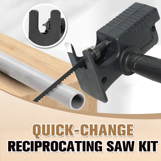 🔧 PROMO LIMITÉE 50% DE RÉDUCTION ! 💥 Kit Scie Sabre à Changement Rapide – Sans Outil, Polyvalent, Prise Confort ✨