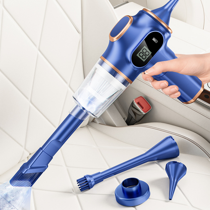 🚗 50% DE RÉDUCTION ! 🔋 Aspirateur de Voiture Puissant 4-en-1 Rechargeable – Haute Succion, Autonomie Longue & Filtre Lavable 💨