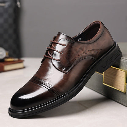Chaussures habillées classiques en cuir PU pour hommes
