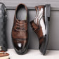 Chaussures habillées classiques en cuir PU pour hommes