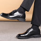 Chaussures habillées classiques en cuir PU pour hommes
