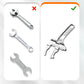 Reversible Sink Wrench with 6-68mm Jaw Opening（50% OFF）