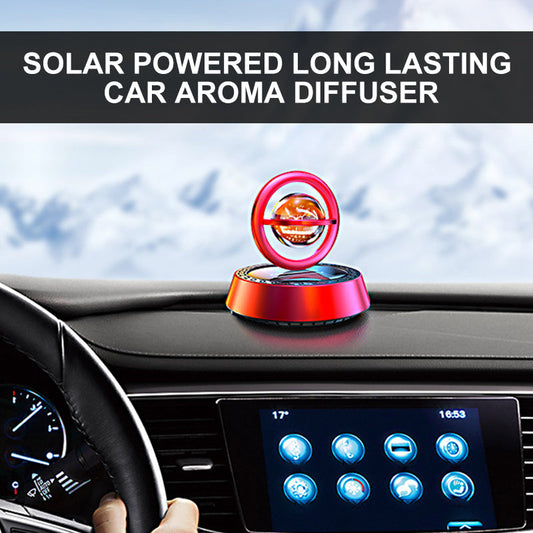 Diffuseur d'arômes de voiture à énergie solaire et longue durée