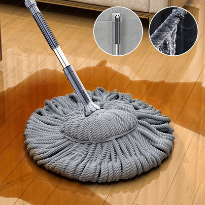 🔥Offre spéciale 2025🔥 Balai à franges à manche long ultra-absorbant et à torsion automatique