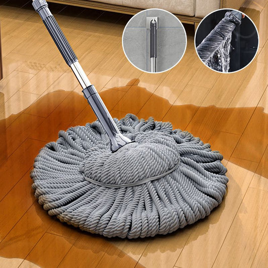 🔥Offre spéciale 2025🔥 Balai à franges à manche long ultra-absorbant et à torsion automatique