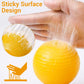 Boule piège à mouches des fruits adhésive avec support et LED