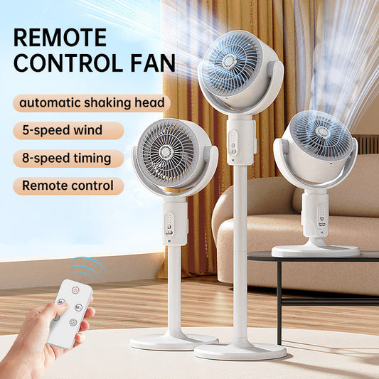 🎊Promotion d'été : 50 % de réduction et livraison gratuite🌀✨Ventilateur sur pied à moteur, très silencieux (20 dB), portée de 30 m, débit d'air de 2 465 m³/h, ventilateur avec télécommande et fonction rafraîchissement